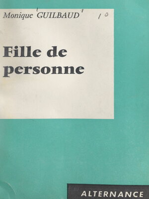 cover image of Fille de personne
